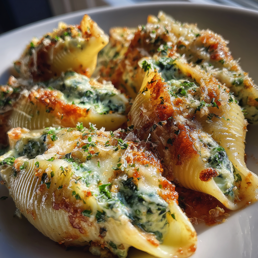 Spinach & Ricotta Stuffed Shells