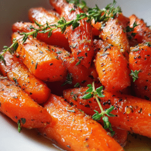 Honey Glazed Carrots with Thyme