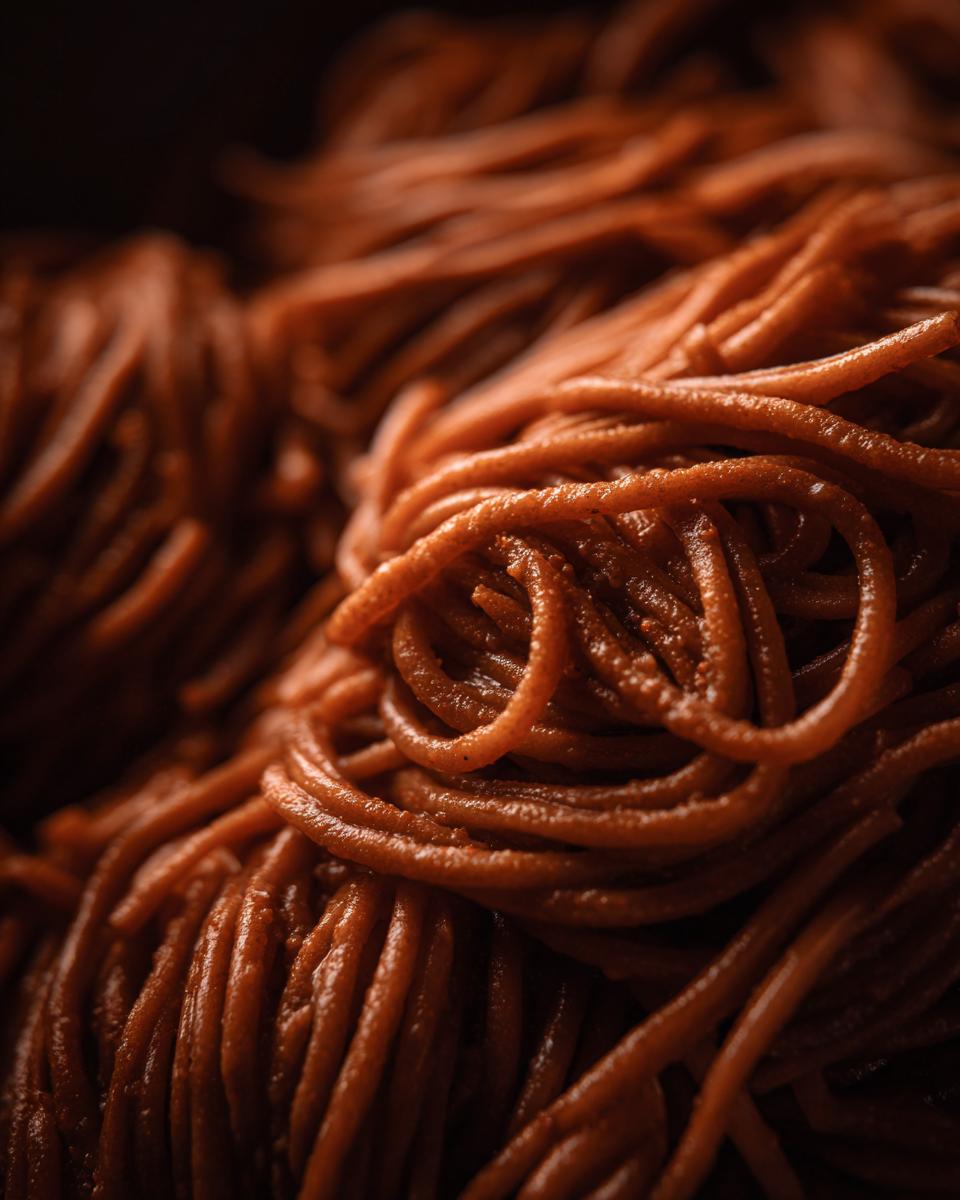 Close-up of cooked pasta, ready to be used in a high protein pasta salad.