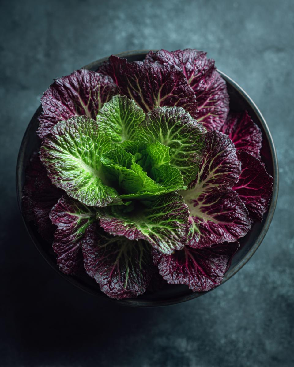 Overhead shot of fresh salad greens in a bowl, perfect for making delicious 29 Epic Salad Recipes.