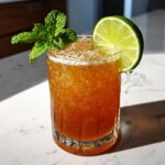 A refreshing summer cocktail garnished with lime and mint, perfect for summer. Part of the 16 Ultimate Summer Cocktail Recipes.