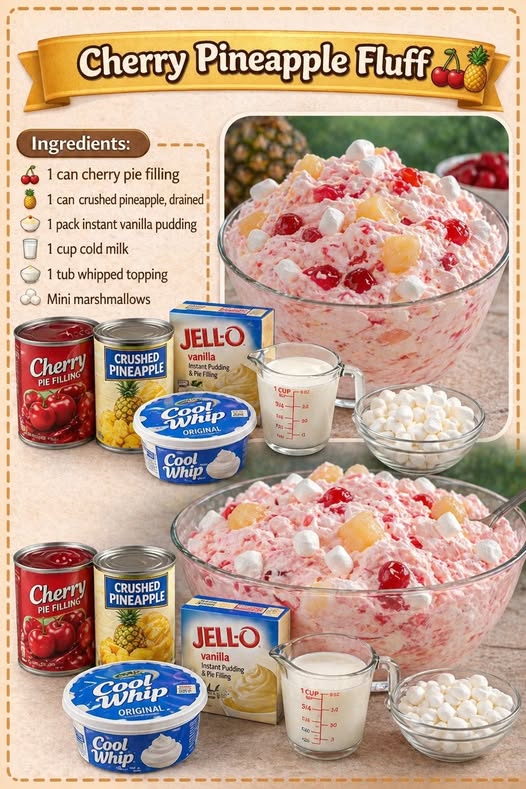 Cherry Pineapple Fluff