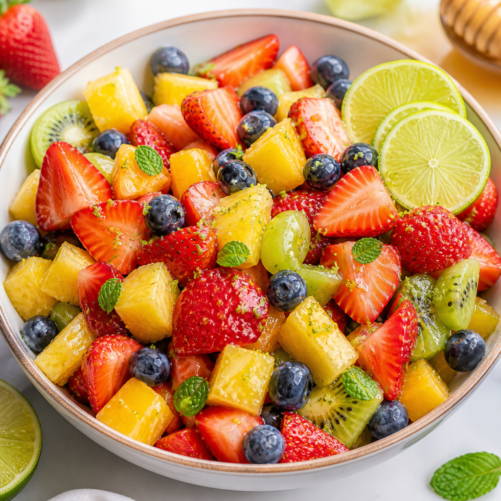 Honey Lime Fruit Salad